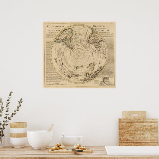 Poster Hémisphère Sud 4 (Cuisine)