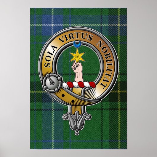 Poster Henderson Tartan & Badge (Devant)