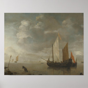 Poster Hendrick Dubbels - Mer Calme