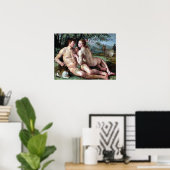 Poster Hendrik Goltzius The Fall of Man (Bureau à domicile)