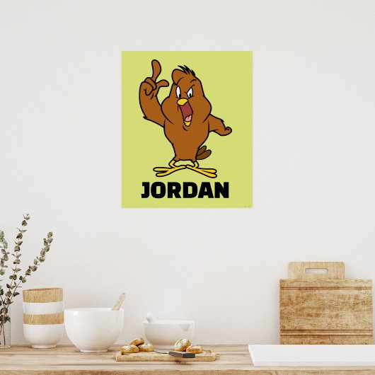 Poster Henery Hawk Yelling (Cuisine)