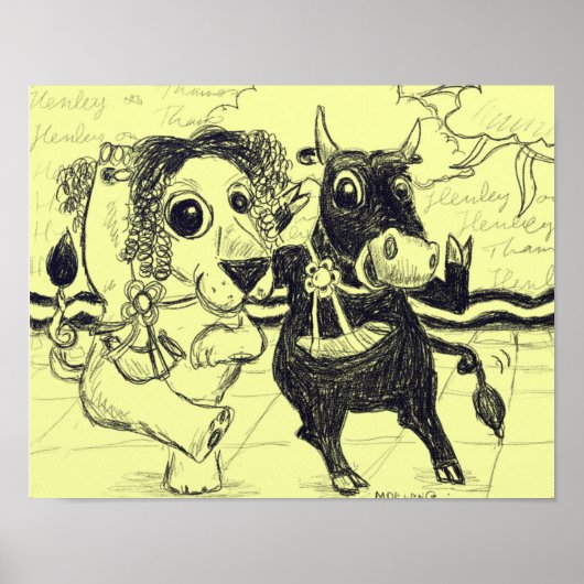 Poster Henley sur la Tamise (Devant)