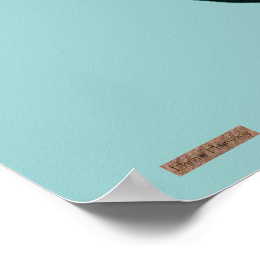 Poster Henna Hand of Hamsa (Coin)