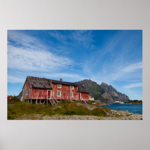 Poster Henningsvæ r - Lofoten - Norvège