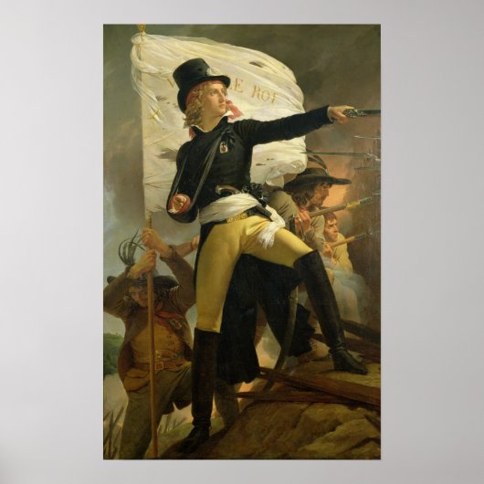 Poster Henri de La Rochejaquelein , chef de la (Devant)