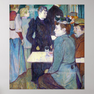 Poster Henri de Toulouse-Lautrec A Corner of the Moulin