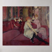 Poster Henri de Toulouse-Lautrec | Dans le Salon de la Ru (Devant)