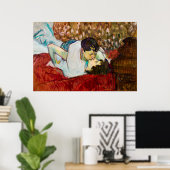Poster Henri de Toulouse-Lautrec : Le baiser (Bureau à domicile)