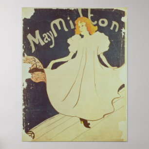 Poster Henri de Toulouse-Lautrec   May Milton, France