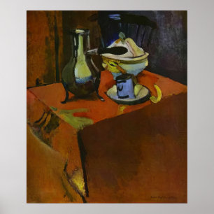 Poster Henri Matisse - Assiettes sur une table - 1900