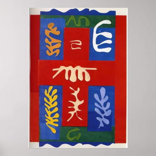Poster Henri Matisse - Découpages - Expressionnisme abstr (Devant)