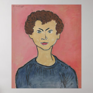 Poster Henri Matisse - Portrait d'Allan Stein - 1907