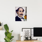 Poster Henri Rousseau - Autoportrait (Bureau à domicile)