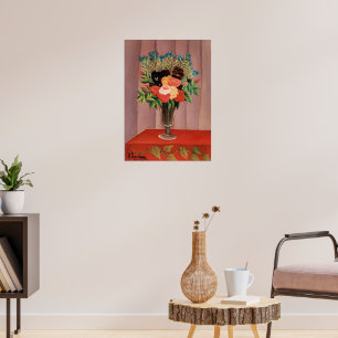 Poster Henri Rousseau, Bouquet de fleurs,