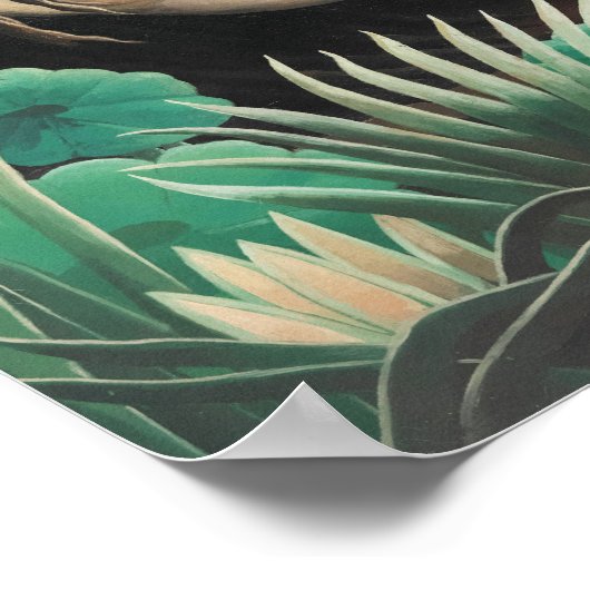 Poster Henri Rousseau Dream 1910 Exposition d'art (Coin)