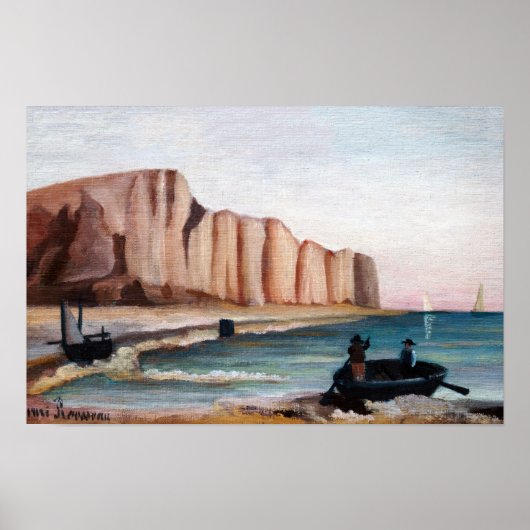 Poster Henri Rousseau - Falaises (Devant)