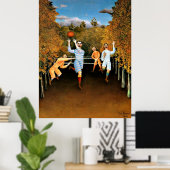 Poster Henri Rousseau - Football (Bureau à domicile)