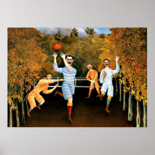 Poster Henri Rousseau - Football