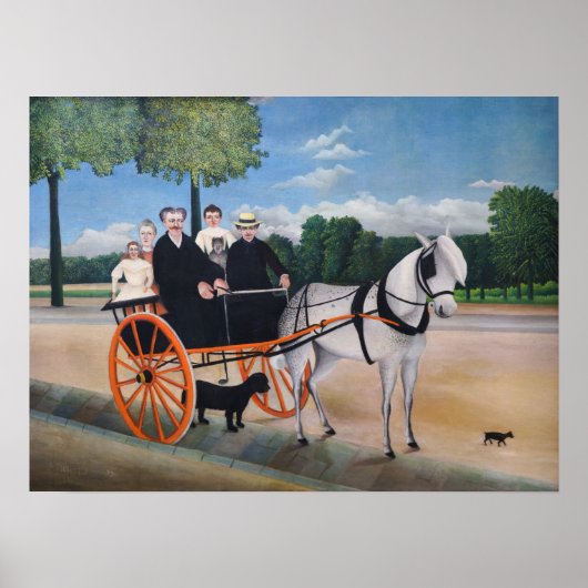 Poster Henri Rousseau - La Carriole du pere Junier (Devant)
