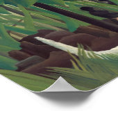 Poster Henri Rousseau - La cascade (Coin)