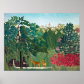 Poster Henri Rousseau - La cascade (Devant)