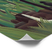 Poster Henri Rousseau - La cascade (Coin)