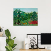 Poster Henri Rousseau - La cascade (Bureau à domicile)