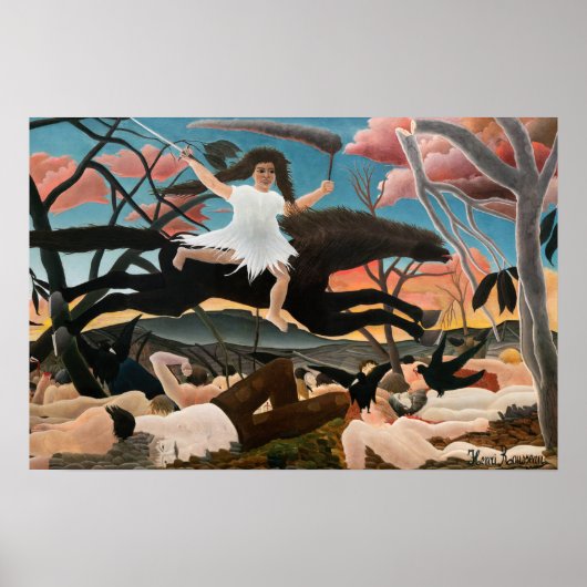Poster Henri Rousseau - La Guerre (Devant)