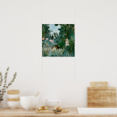 Poster Henri Rousseau - La jungle équatoriale (Cuisine)