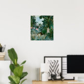 Poster Henri Rousseau - La jungle équatoriale (Bureau à domicile)