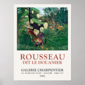 Poster Henri Rousseau La Lutte Entre Tigre Et Buffle (Devant)