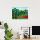 Poster Henri Rousseau L'affiche de la cascade (Bureau à domicile)