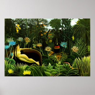 Poster Henri Rousseau L'affiche du rêve