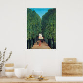 Poster Henri Rousseau - L'avenue du parc Saint-Cloud (Cuisine)