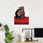 Poster Henri Rousseau - Le Chat Tigre (Bureau à domicile)