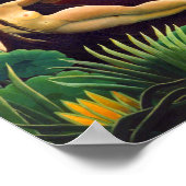 Poster Henri Rousseau Le rêve 1910 (Cadre standard) (Coin)