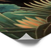 Poster Henri Rousseau Le Rêve Des Fleurs De La Jungle Pei (Coin)