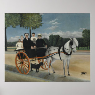 Poster Henri Rousseau - Le transport du père. Junier