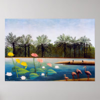 Henri Rousseau - Les Flamants roses