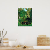 Poster Henri Rousseau - Les Joyeux Jesters (Cuisine)