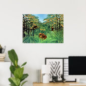 Poster Henri Rousseau - Les Tropiques (Bureau à domicile)