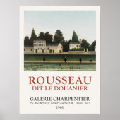 Poster Henri Rousseau Paysage et quatre pêcheurs Art Pr (Devant)