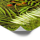 Poster Henri Rousseau - Paysage exotique Jungle Art (Coin)