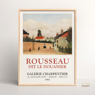 Poster Henri Rousseau Périphériques de Paris Art Imprimer