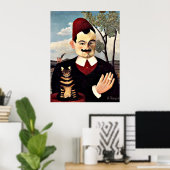 Poster Henri Rousseau - Portrait of Monsieur X (Bureau à domicile)