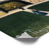 Poster Henri Rousseau - Promeneurs dans un parc (Coin)