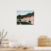 Poster Henri Rousseau - Promeneurs dans un parc (Cuisine)