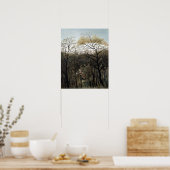 Poster Henri Rousseau Rendezvous dans la Forêt (Cuisine)