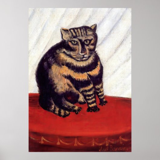 Poster Henri Rousseau - The Tabby (Devant)