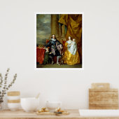 Poster Henrietta Maria et Charles I de Van Dyck (Cuisine)